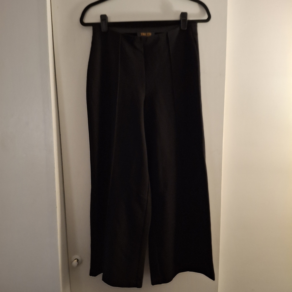 Truth By Republic Women's Black Wide-Leg Trousers, Med, LIKE NEW